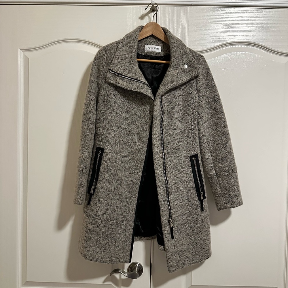 Calvin Klein Gray Women's Coat